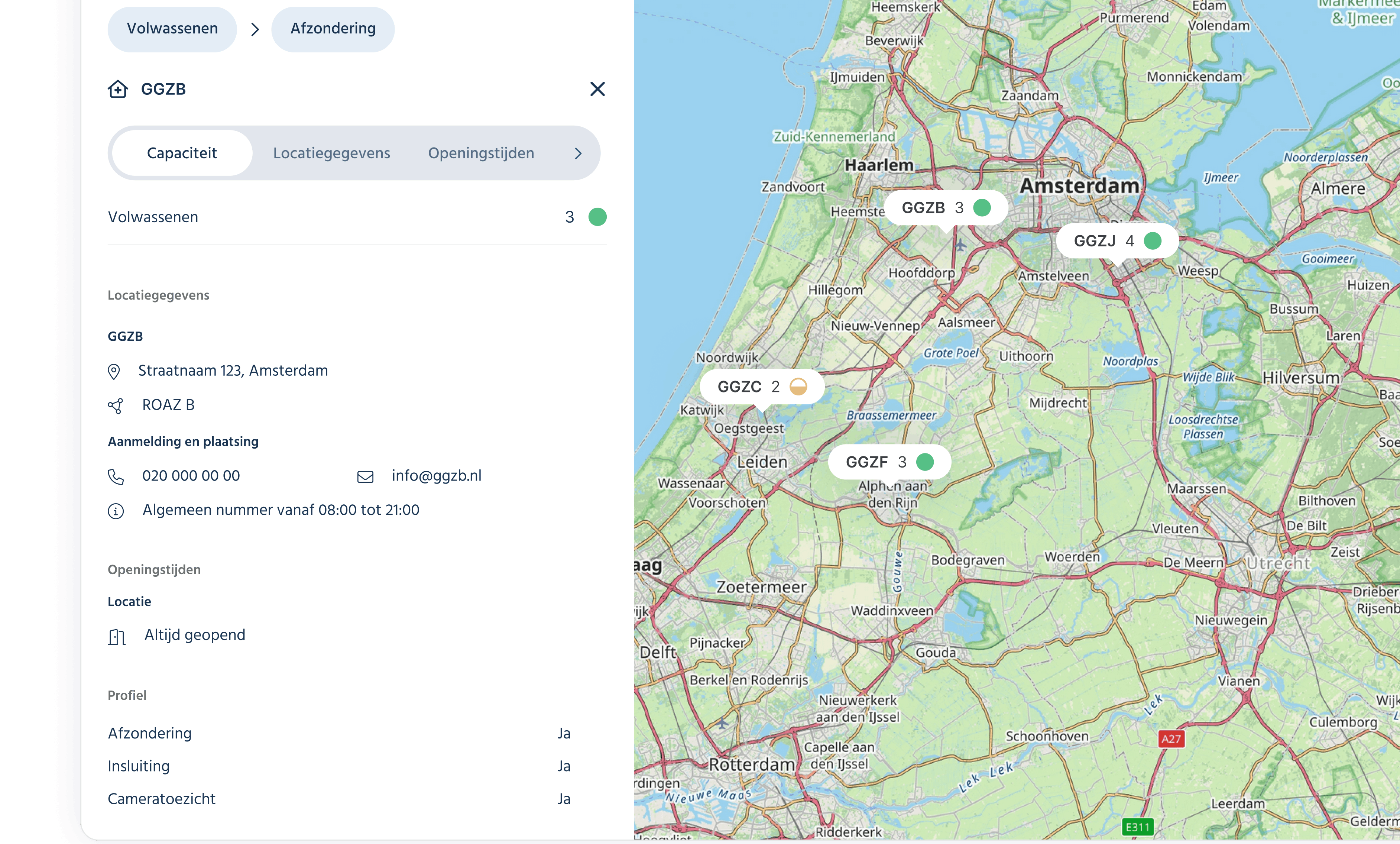 V&V locatie-informatie